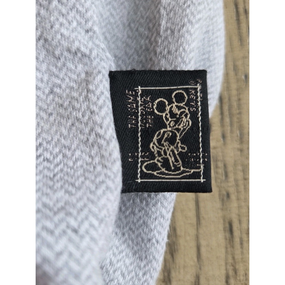 Mickey Mouse Polo Shirt Mens Large Walt Disney World Gray Mickey Vintage Disney - Picture 6 of 15